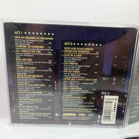 Barry Manilow Showstoppers CD 1991 Arista Records *MINOR WEAR - Picture 10 of 13